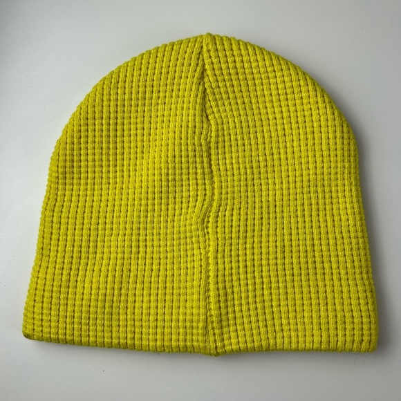 NOBULL‎ Waffle Beanie Yellow Unisex - Picture 3 of 9